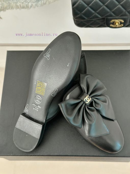 Chanel | Chanel 24P New ProductBig Bow Double C Half Drag SeriesSuper immortal big bow slippjpbneqed - Image 10