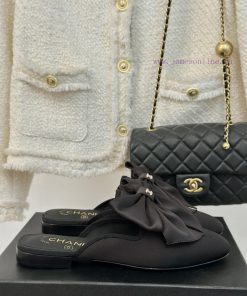 Chanel | Chanel 24P New ProductBig Bow Double C Half Drag SeriesSuper immortal big bow slippbtaa9nef
