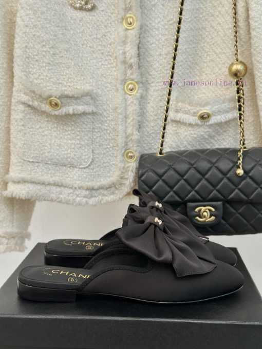 Chanel | Chanel 24P New ProductBig Bow Double C Half Drag SeriesSuper immortal big bow slippbtaa9nef