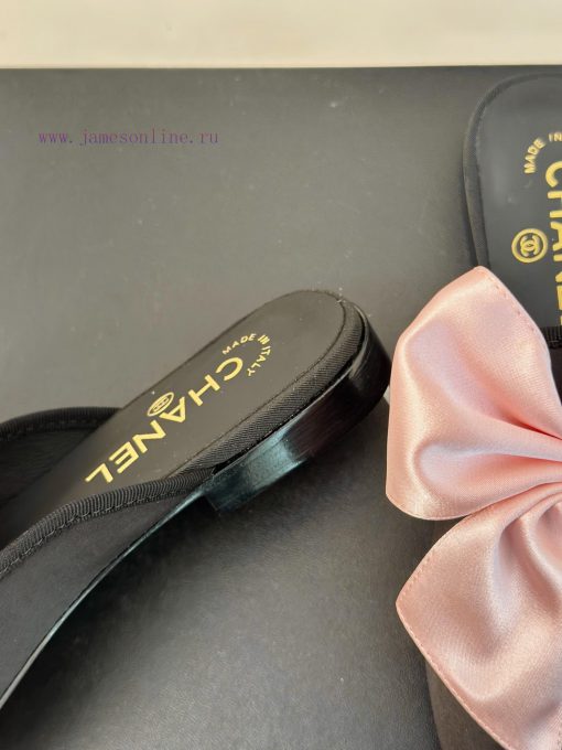 Chanel | Chanel 24P New ProductBig Bow Double C Half Drag SeriesSuper immortal big bow slippi2s0t64t - Image 7