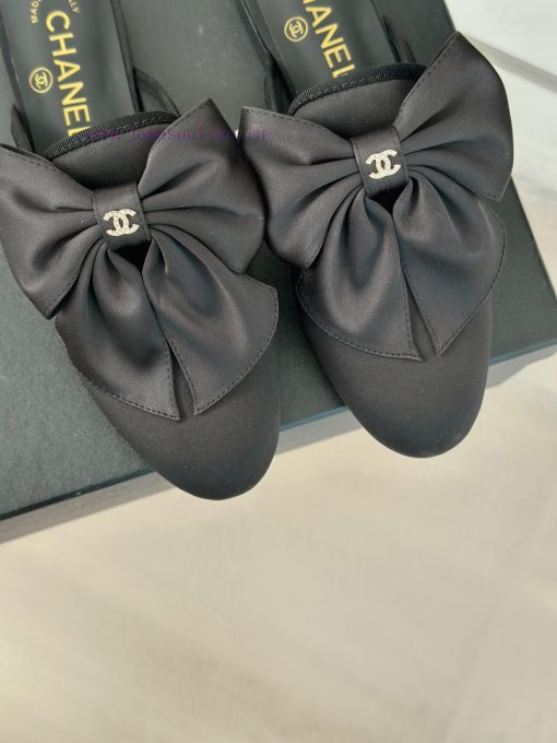 Chanel | Chanel 24P New ProductBig Bow Double C Half Drag SeriesSuper immortal big bow slippbtaa9nef - Image 8