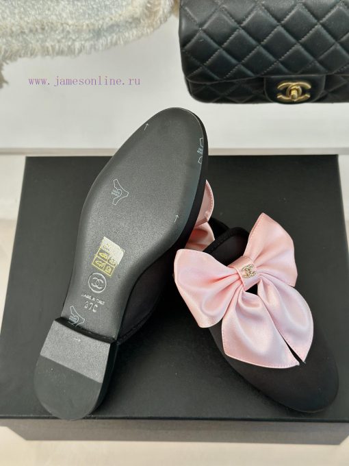 Chanel | Chanel 24P New ProductBig Bow Double C Half Drag SeriesSuper immortal big bow slippi2s0t64t - Image 10