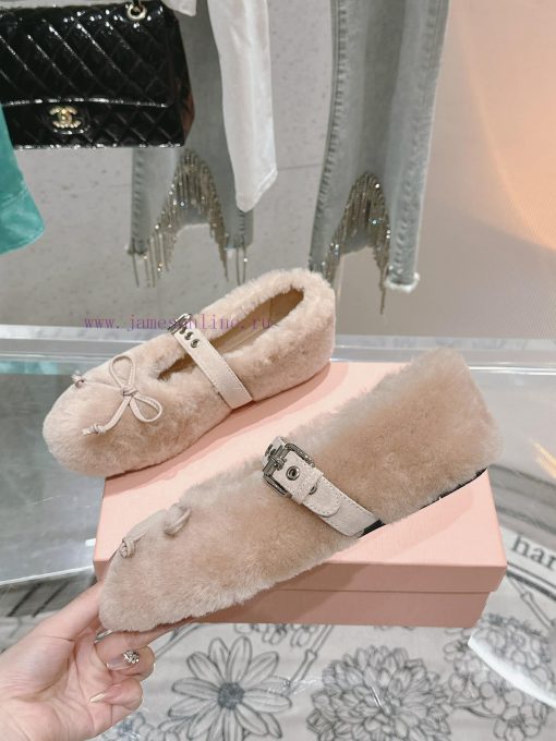 New Product Launch: French Fairy Ballet Wool Single Shoes, Super ComfortableImported wool faamvxsn1t - Image 4