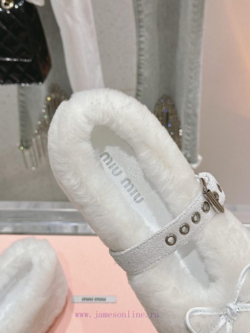 New Product Launch: French Fairy Ballet Wool Single Shoes, Super ComfortableImported wool fator38hp6 - Image 7