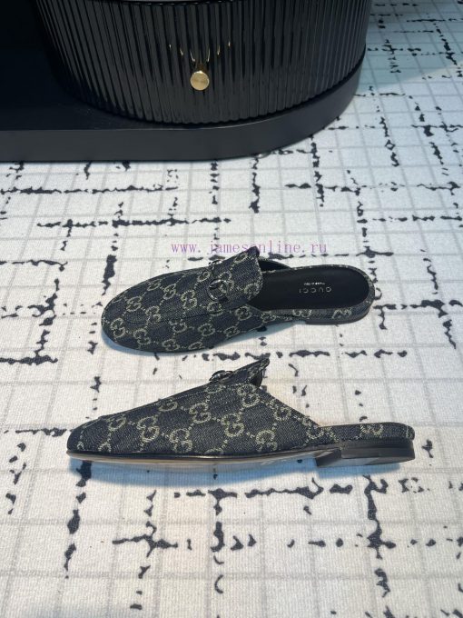 Gucci's classic horseclip slippers not only have a classic style, but also the latest colorsulynbbko - Image 5
