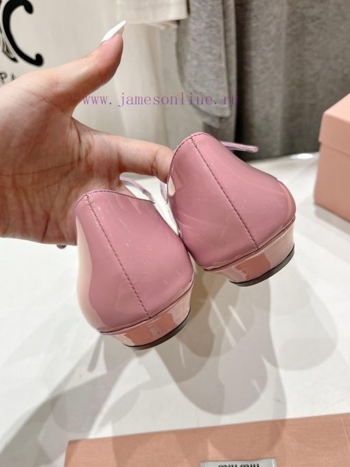 MiuM * u/24ss new flat bottomed pointed Mary Jane single shoe is a very low-key single shoe.9gsrt98w - Image 7