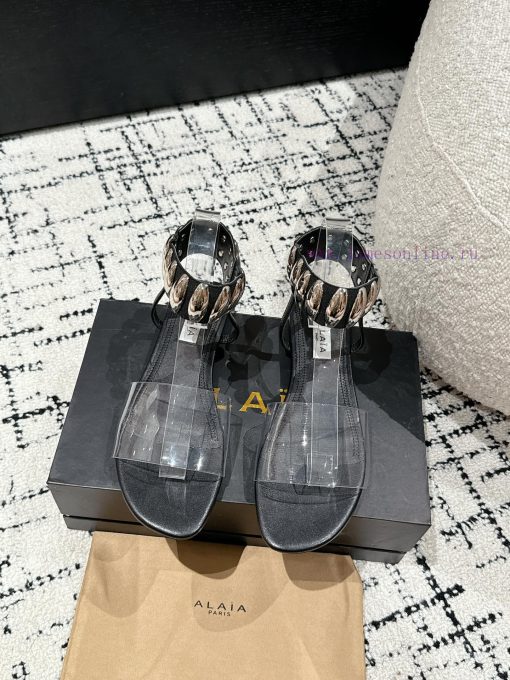 Alaia 24/Metal Buckle Sandals is a popular item with a minimalist aesthetic. The Alaia minimie5dmv5h