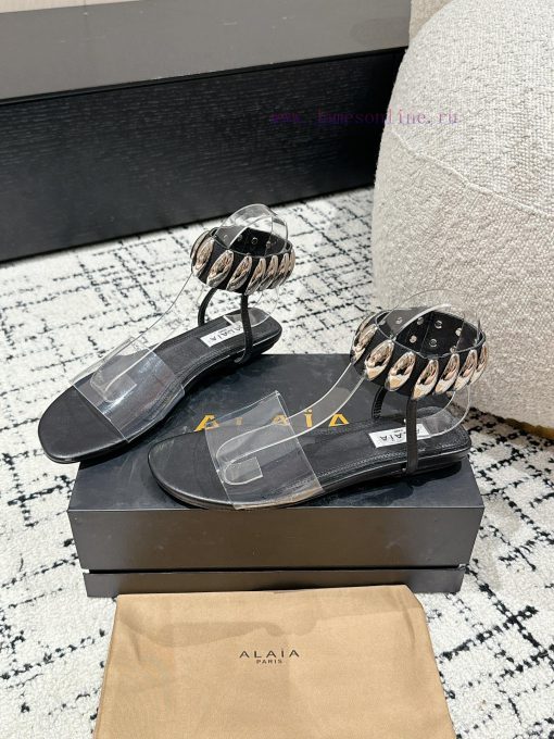 Alaia 24/Metal Buckle Sandals is a popular item with a minimalist aesthetic. The Alaia minimie5dmv5h - Image 4