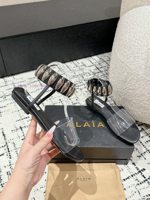 Alaia 24/Metal Buckle Sandals is a popular item with a minimalist aesthetic. The Alaia minimie5dmv5h - Image 5