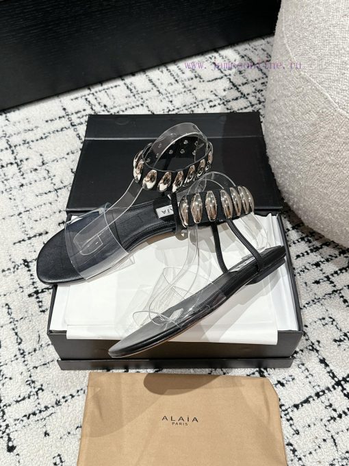 Alaia 24/Metal Buckle Sandals is a popular item with a minimalist aesthetic. The Alaia minimie5dmv5h - Image 6