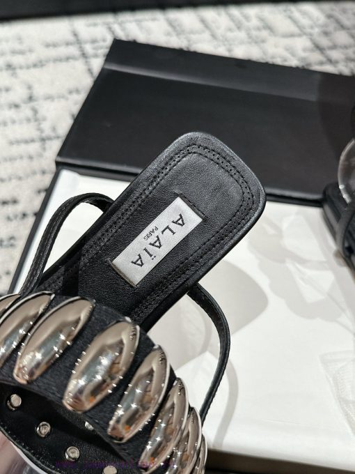 Alaia 24/Metal Buckle Sandals is a popular item with a minimalist aesthetic. The Alaia minimie5dmv5h - Image 9