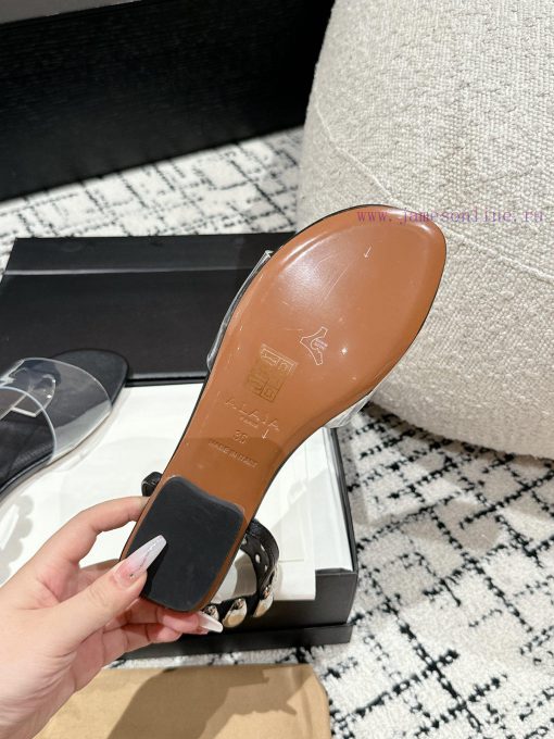 Alaia 24/Metal Buckle Sandals is a popular item with a minimalist aesthetic. The Alaia minimie5dmv5h - Image 10