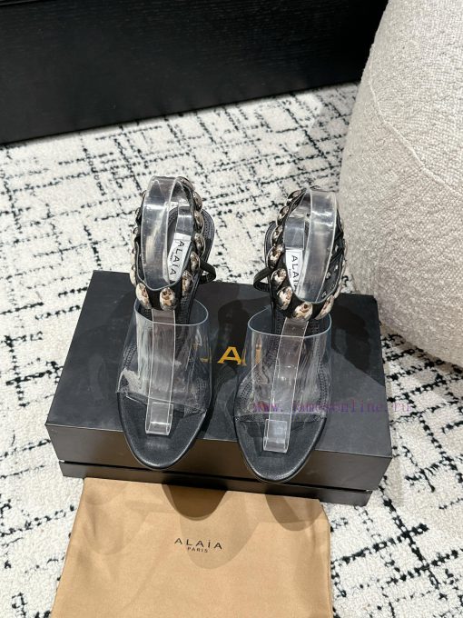 Alaia 24/Metal Buckle Sandals is a popular item with a minimalist aesthetic. The Alaia minimfd9tteic - Image 2