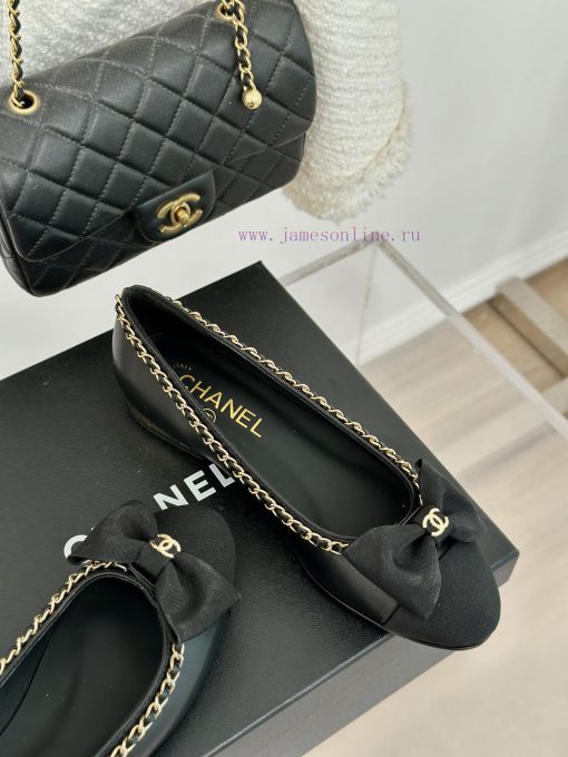 Chanel | Chanel 24P 𝐧𝐞𝐰 Early Autumn Chain Butterfly Single Shoe SeriesI strongly recommend p81knxi3 - Image 6
