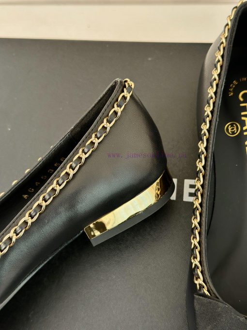 Chanel | Chanel 24P 𝐧𝐞𝐰 Early Autumn Chain Butterfly Single Shoe SeriesI strongly recommend p81knxi3 - Image 7