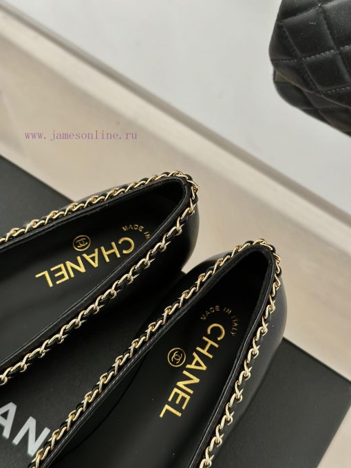 Chanel | Chanel 24P 𝐧𝐞𝐰 Early Autumn Chain Butterfly Single Shoe SeriesI strongly recommend p81knxi3 - Image 9