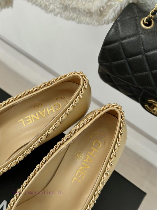 Chanel | Chanel 24P 𝐧𝐞𝐰 Early Autumn Chain Butterfly Single Shoe SeriesI strongly recommend mb8vynsu - Image 9