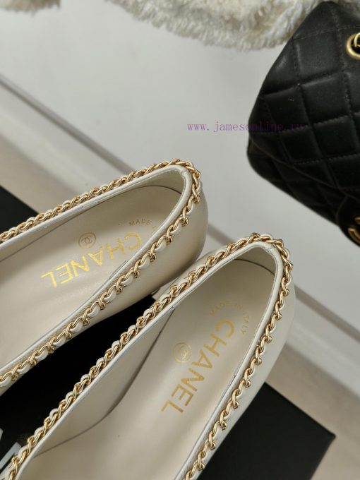 Chanel | Chanel 24P 𝐧𝐞𝐰 Early Autumn Chain Butterfly Single Shoe SeriesI strongly recommend nvk0or2g - Image 9