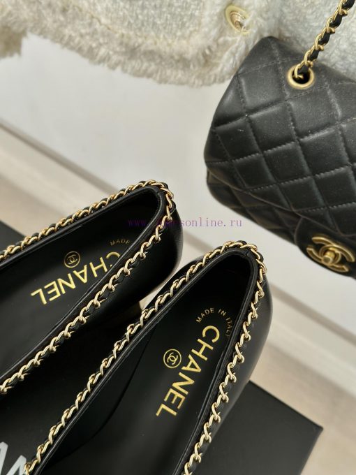 Chanel | Chanel 24P 𝐧𝐞𝐰 Early Autumn Chain Butterfly Single Shoe SeriesI strongly recommend xbe47tiy - Image 9