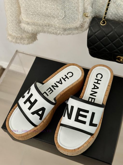 Chanel | Chanel 24P Spring/Summer New ProductsThick soled letter slippersThis season's coolilqkplwyy - Image 3