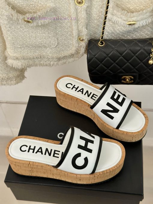 Chanel | Chanel 24P Spring/Summer New ProductsThick soled letter slippersThis season's coolilqkplwyy - Image 4