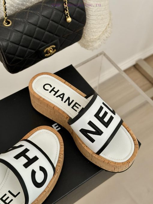Chanel | Chanel 24P Spring/Summer New ProductsThick soled letter slippersThis season's coolilqkplwyy - Image 6