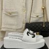 Chanel | Chanel Classic Thick Bottom Large Pair C SlippersMinimalist Double C Design Versatimcftkgxl