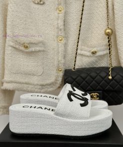 Chanel | Chanel Classic Thick Bottom Large Pair C SlippersMinimalist Double C Design Versatimcftkgxl
