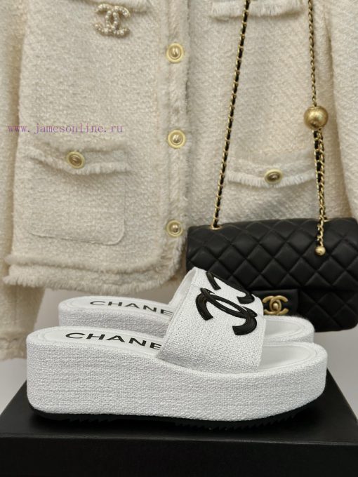 Chanel | Chanel Classic Thick Bottom Large Pair C SlippersMinimalist Double C Design Versatimcftkgxl
