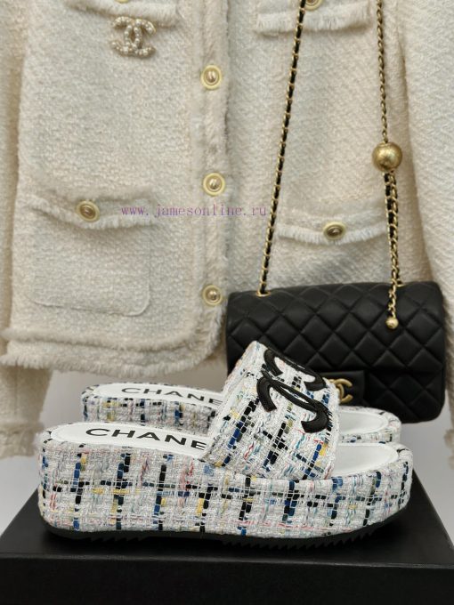 Chanel | Chanel Classic Thick Bottom Large Pair C SlippersMinimalist Double C Design Versati5j9hbqth