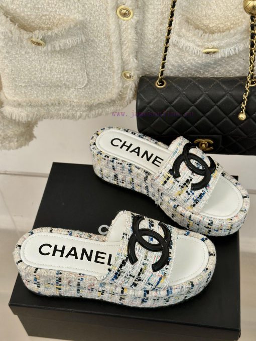 Chanel | Chanel Classic Thick Bottom Large Pair C SlippersMinimalist Double C Design Versati5j9hbqth - Image 4
