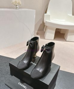 Purchasing grade𝗖𝗛 * 𝗔𝗡𝗟 | | 𝟐𝟎𝟐𝟒 Butterfly knot short boots and shoesTop tier high-end qualefg02ewm