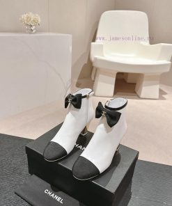 Purchasing grade𝗖𝗛 * 𝗔𝗡𝗟 | | 𝟐𝟎𝟐𝟒 Butterfly knot short boots and shoesTop tier high-end qualmiy67gs2