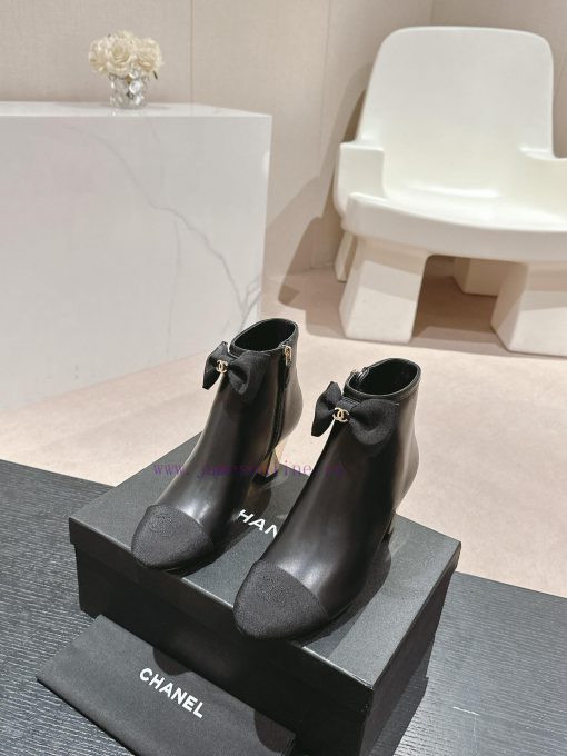 Purchasing grade𝗖𝗛 * 𝗔𝗡𝗟 | | 𝟐𝟎𝟐𝟒 Butterfly knot short boots and shoesTop tier high-end qualefg02ewm - Image 2