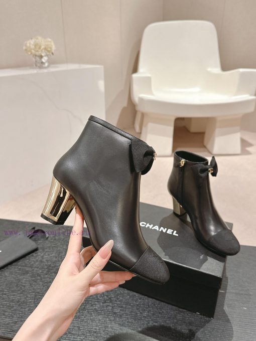 Purchasing grade𝗖𝗛 * 𝗔𝗡𝗟 | | 𝟐𝟎𝟐𝟒 Butterfly knot short boots and shoesTop tier high-end qualefg02ewm - Image 5