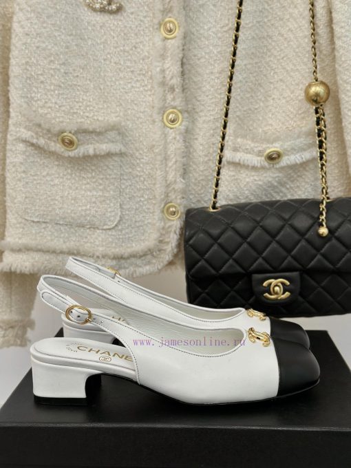 Chanel | Chanel 24P New Product ClassicDouble C thick heel empty sandalsThe shoe upper is makqdxi6z0