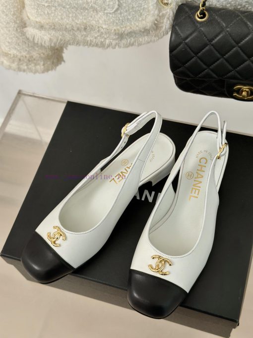 Chanel | Chanel 24P New Product ClassicDouble C thick heel empty sandalsThe shoe upper is makqdxi6z0 - Image 3