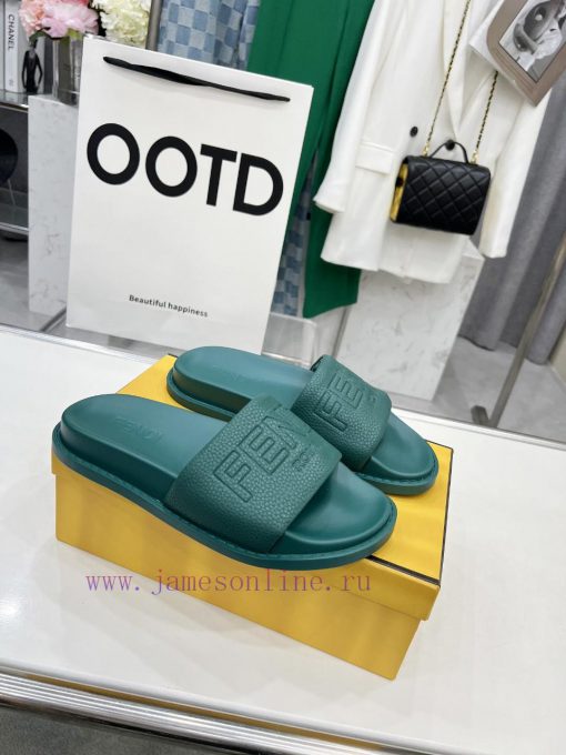 2024 Spring/Summer New Grain Small Cow Leather Thick Bottom - High Order F Home] 2024 Spring068vpldc - Image 5