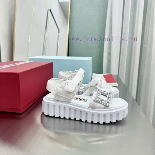 Roger Vivier RV 24ss series with thick soled back air sandals, popular among many internet ck29isgyy - Image 2