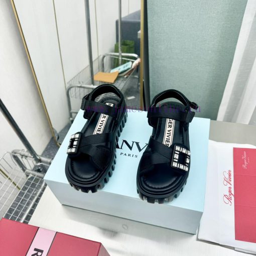 Roger Vivier RV 24ss series with thick soled back air sandals, popular among many internet c36abm23l - Image 4
