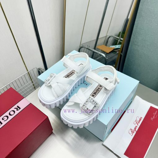 Roger Vivier RV 24ss series with thick soled back air sandals, popular among many internet ck29isgyy - Image 6