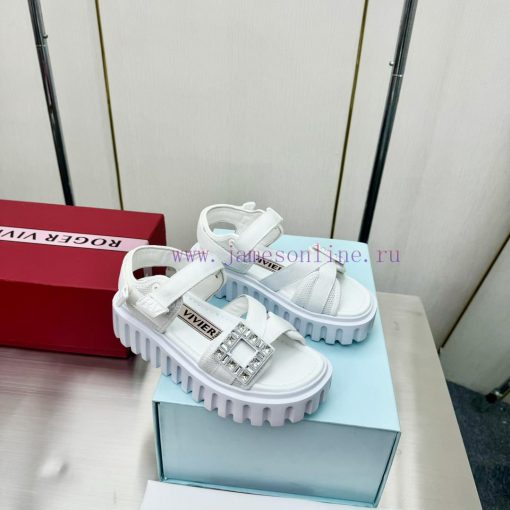 Roger Vivier RV 24ss series with thick soled back air sandals, popular among many internet ck29isgyy - Image 8