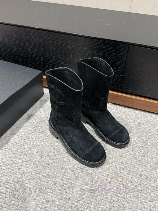 Top qualityChanel fw24 new arrival～Chanel 2024 Autumn/Winter Collection | Short Knight Bootsy072mi2r - Image 3