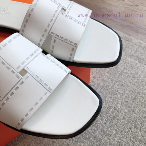 Hermes...  Eclair slippers2024 New Products+Explosive SeriesThe sole is lightweight and has hrn73lc0 - Image 5