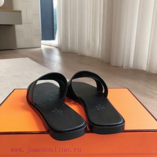 Hermes...  Eclair slippers2024 New Products+Explosive SeriesThe sole is lightweight and has l28322df - Image 7