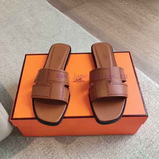 Hermes...  Eclair slippers2024 New Products+Explosive SeriesThe sole is lightweight and has rgtezgx5 - Image 3