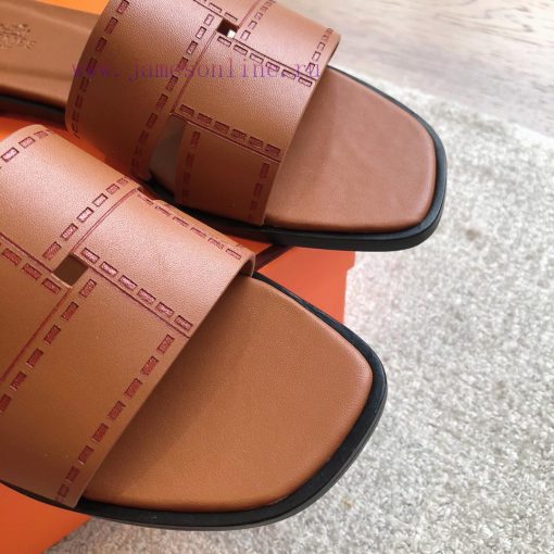 Hermes...  Eclair slippers2024 New Products+Explosive SeriesThe sole is lightweight and has rgtezgx5 - Image 5