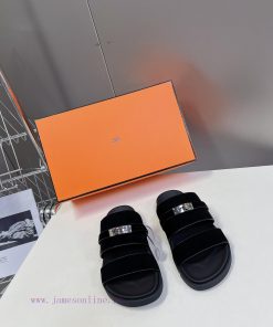 Male 10 Η ERMES Hermes Spring/Summer Classic Couple's Second Uncle Slippers Chypre Ugly Cutexlsvg7aa
