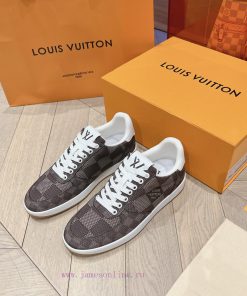 LV new white shoes men's checkerboard seriesMen's casual business travel shoes are full of cnma8ez7e