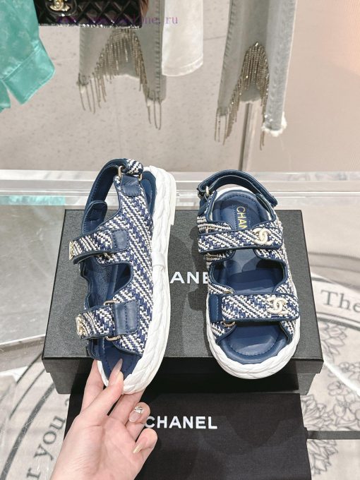 Latest news from 𝗖𝗛𝗔𝗡𝗘𝗟Chanel woolen beach shoes are too explosiveVersatile artifact, super rkq7cft8 - Image 4